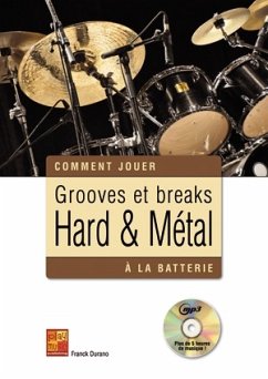 Cover Franck Durano, Groove Break Hard Metal Drums Schlagzeug Buch + CD
