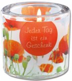 Glaswindlicht Jeder Tag ist ein Geschenk