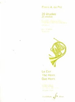 Cover 20 Etudes . pour cor grave