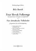 5 SLOWAKISCHE VOLKSLIEDER FUER MAENNERCHOR A CAPPELLA, PARTITUR (EN/DT/TS/UN)