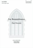 Drayton, Paul, For Remembrance SSA & organ/piano SSA vocal score