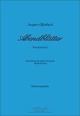 Abendblätter für großes Orchester Partitur Abendblätter für großes Orchester Partitur