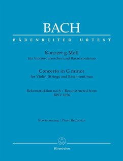 Cover Konzert für Violine, Streicher und Basso continuo g-Moll
