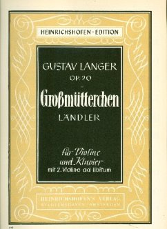 Cover Großmütterchen op.20 für 1-2 Violinen und Klavier Stimmen