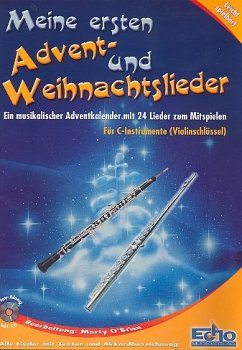 Cover Meine ersten Advent- und Weihnachtslieder (+CD) für C-Instrumente