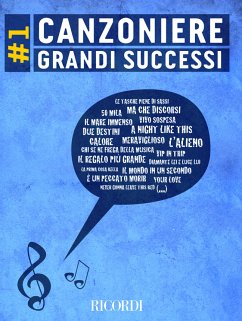 Cover Various Canzoniere Grandi Successi 1 Songbook with lyrics and chords