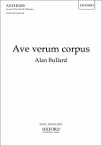 Ave verum corpus for mixed chorus and keyboard score