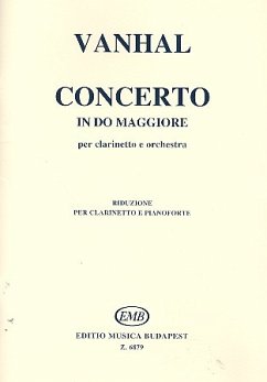 Cover Konzert C-Dur für Klarinette und Klavier