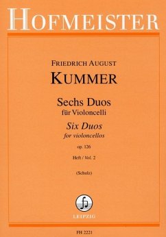 Cover 6 Duos op.126 Band 2 (Nr.4-6) für 2 Violoncelli Spielpartitur