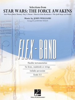 John Williams, Selections from Star Wars: The Force Awakens 5-Part Flexible Band and Opt. Strings Partitur