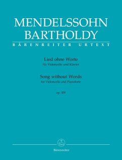 Cover Lied ohne Worte für Violoncello und Klavier op. 109