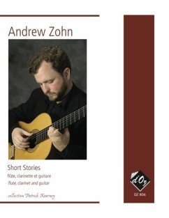 Cover Short Stories for flute, clarinet and guitar score and parts