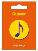 Acrylic Badge - Quaver