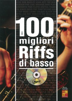 Cover 100 Migliori Riffs Di Basso Bass Guitar Buch + CD