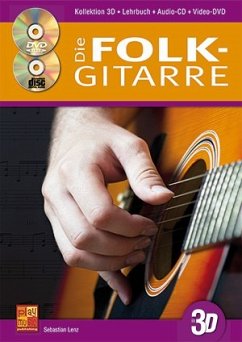 Cover Die Folk-Gitarre In 3D Gitarre Buch + CD + CD-ROM