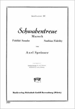 Cover Sproesser, A. Schwabentreue Diatonische Handharmonika