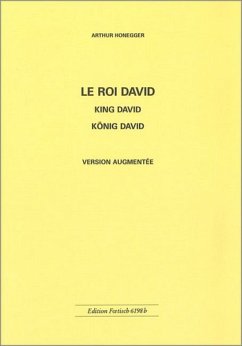 Le roi David Version augmentée (Orchester) Studienpartitur