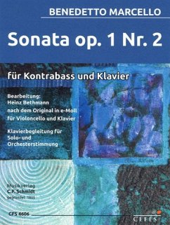 Cover Sonata op.1,2 für Kontrabass und Klavier