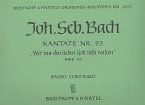 Wer nur den lieben Gott läßt walten Kantate Nr.93 BWV93 Orgel