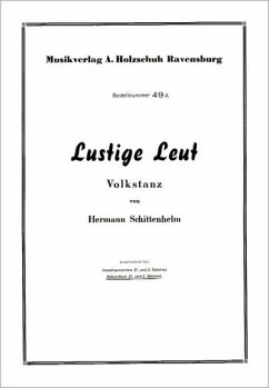 Cover Lustige Leut Volkstanz für Akkordeon (mit 2 Stimme)