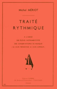 MERIOT Michel Traité rythmique - préparatoire ŕ supérieur formation musicale Partition