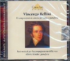 Cover 15 composizioni da camera per canto e pianoforte CD con accompagnamento