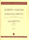 STREICHQUARTETT D-DUR OP.33,6 HOB.III:42 STUDIENPARTITUR BARRETT-AYRES, REGINALD, ED