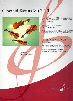 Cover Solo la mineur no.1 du concerto no.28 pour violon et piano (ou 2 violons)