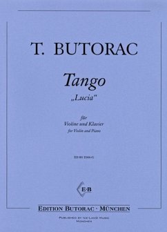 Cover Butorac, Tomislav Tango Lucia Violine und Klavier