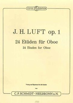 Cover 24 Etüden op.1 für Oboe
