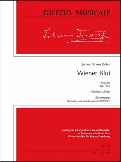 Wiener Blut op.354 Walzer für Orchester Stimmensatz (Harmonie+ 4-3-2-2-1)