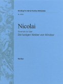 Die lustigen Weiber von Windsor Ouvertüre für Orchester Partitur