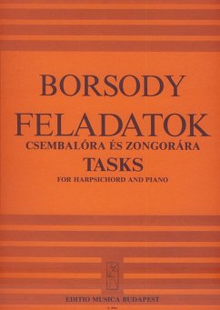 Cover Borsody László Tasks for harpsichord and piano Two Pianos