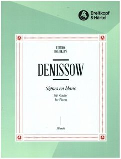 Cover Signes en blanc für Klavier