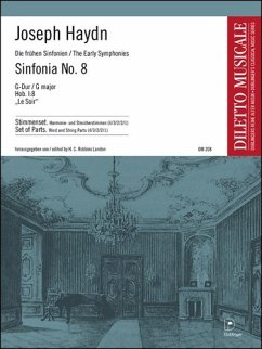 Cover SINFONIE G-DUR NR.8 HOB.I:8 FUER ORCHESTER STIMMENSET