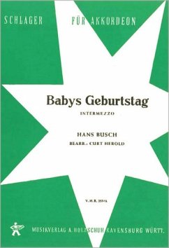 Cover Babys Geburtstag Intermezzo für Akkordeon