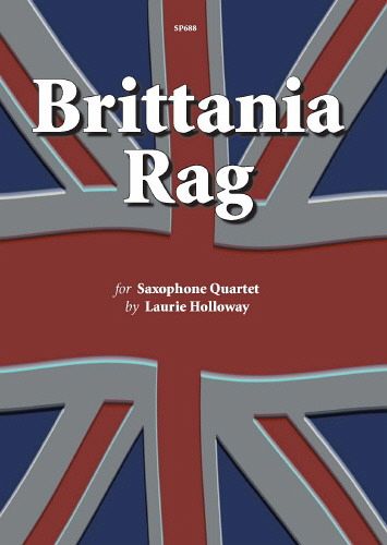 Brittania Rag for 4 saxophones (SATB) score and parts