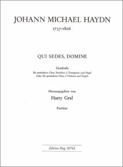 Qui sedes Domine Graduale für gem Chor und Orchester Partitur (la)