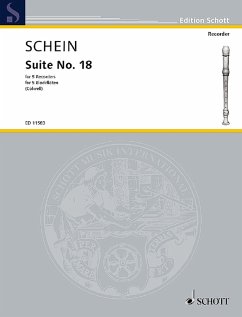 Suite no.18 for ssatb recorders for 5 recorders (SSATB) score