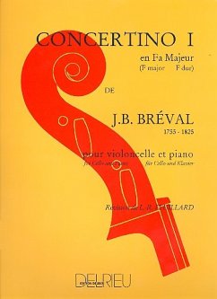 Cover Concertino fa majeur no.1 pour violoncelle et piano