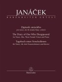 Tagebuch eines Verschollenen für Tenor, Alt, 3 Frauenstimmen und Klavier Partitur (tschech/en/dt)