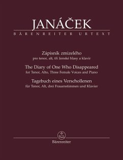 Tagebuch eines Verschollenen für Tenor, Alt, 3 Frauenstimmen und Klavier Partitur (tschech/en/dt)