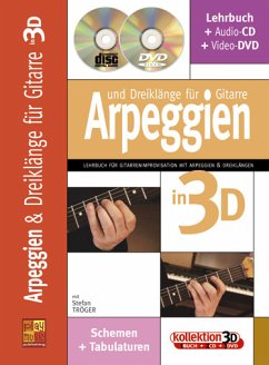 Cover Arpeggien und Dreiklänge in 3D (+CD +DVD) für Gitarre
