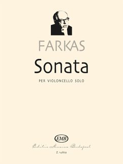 Cover Ferenc Farkas Sonata per Violoncello Solo Violoncello