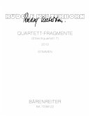 BA11056-22 Kelterborn, Quartett-Fragmente (Streichquartett 7) für Streichquartett Stimmensatz