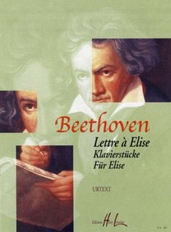 Cover BEETHOVEN Ludwig van Lettre ŕ Elise piano Partition