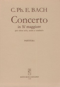Cover Bach, Carl Philipp Emanuel Concerto in sib maggiore per oboe, archi e cembalo Concertos