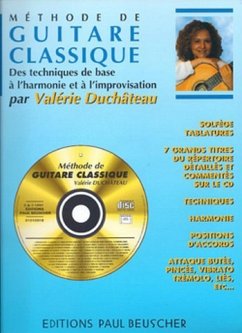 Cover Duchateau, Valérie Méthode de guitare classique Guitare Partition + CD