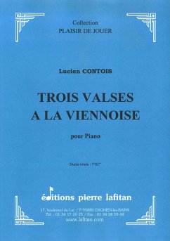 Contois, Lucien, Trois Valses A La Viennoise Piano