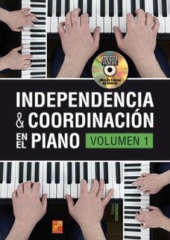 Cover Independencia & Coordinación En El Piano Klavier Buch + DVD